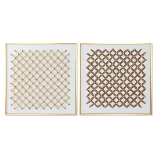 Canvas Home ESPRIT polystyrene Canvas 100 x 3,5 x 100 cm - Декорация и Осветление<<<Дом Градина<<<BigBuy&&&Картини и