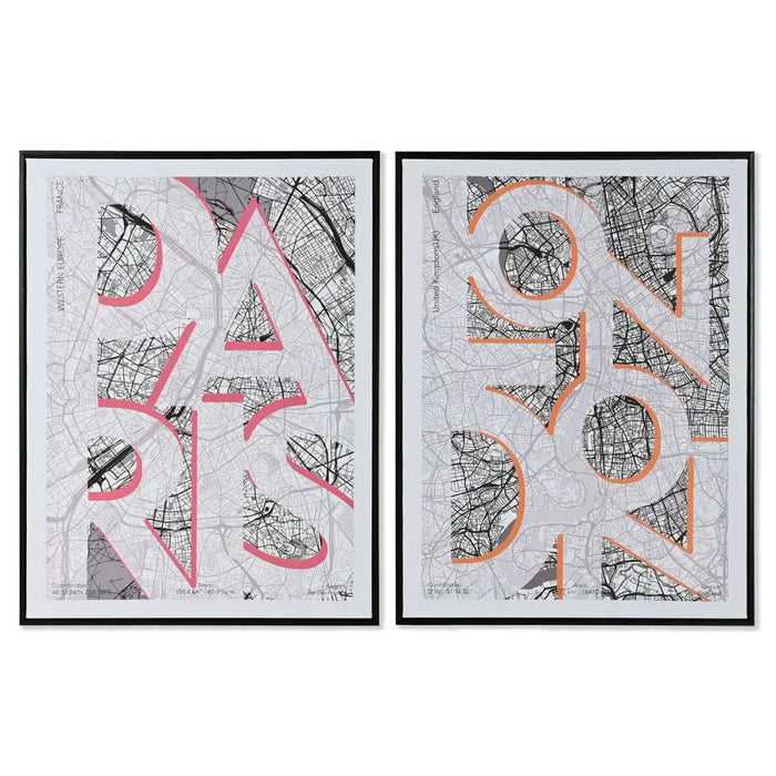 Canvas Home ESPRIT polystyrene Canvas 60 x 3 x 80 cm - Декорация и Осветление<<<Дом Градина<<<BigBuy&&&Картини и