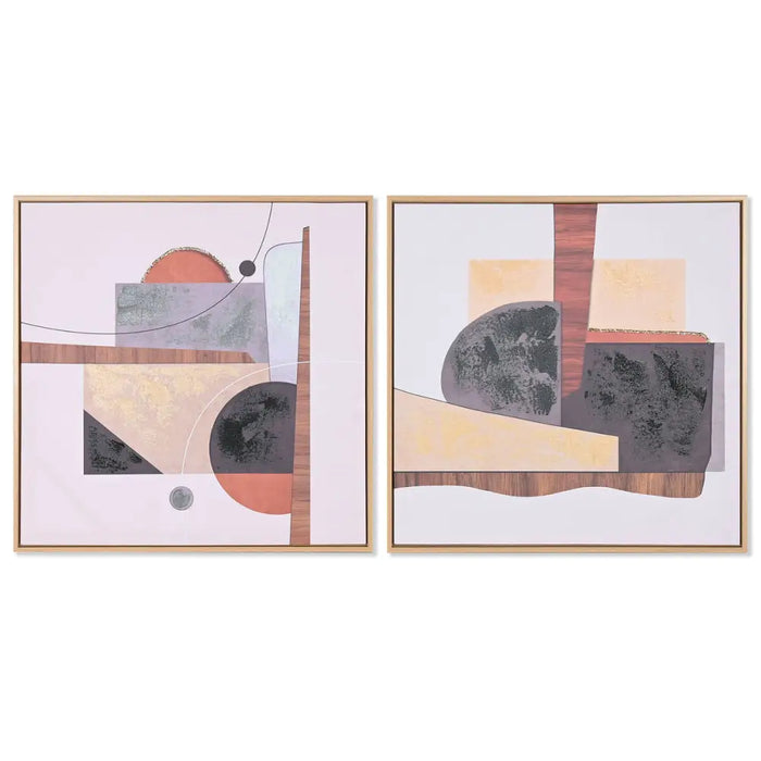 Canvas Home ESPRIT polystyrene Canvas 62,5 x 2,8 x 62,5 cm - Декорация и Осветление<<<Дом Градина<<<BigBuy&&&Картини и