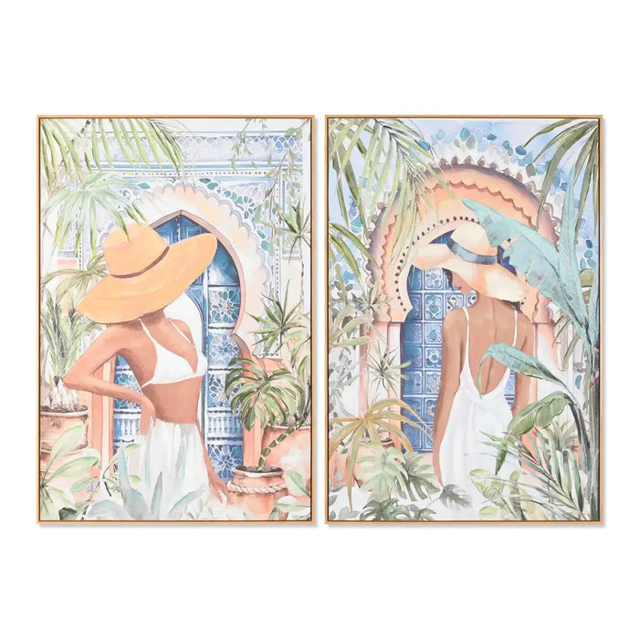 Canvas Home ESPRIT polystyrene Canvas 80 x 3,5 x 120 cm - Декорация и Осветление<<<Дом Градина<<<BigBuy&&&Картини и