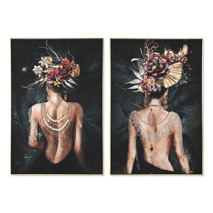 Canvas Home ESPRIT polystyrene Canvas 80 x 3,5 x 120 cm - Декорация и Осветление<<<Дом Градина<<<BigBuy&&&Картини и