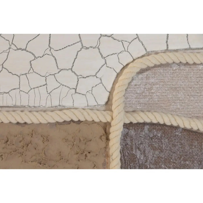 Canvas Home ESPRIT White Beige Abstract Urban (2 Units) - Декорация и Осветление<<<Дом Градина<<<BigBuy&&&Картини и