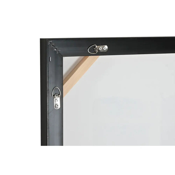 Canvas Home ESPRIT White Black polystyrene Canvas Abstract Modern 104 x 4 x 103,5 cm (2 Units) - Декорация и