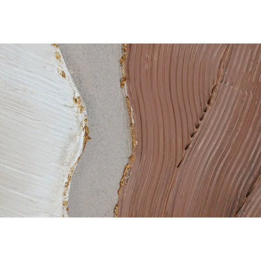 Canvas Home ESPRIT White Brown Abstract Scandinavian 50 x 3 x 100 cm (2 Units) - Декорация и Осветление<<<Дом