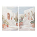Canvas Home ESPRIT White Green Boho 60 x 3,5 x 90 cm (2 Units) - Картини и плакати<<<Декорация и Осветление<<<Дом