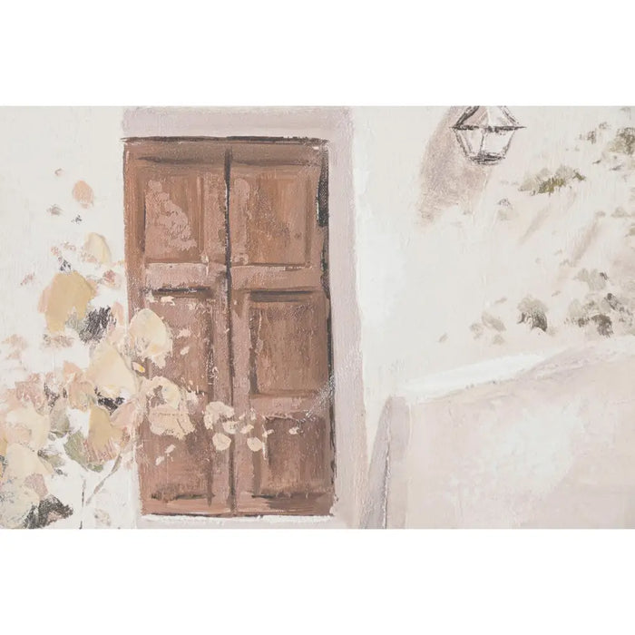 Canvas Home ESPRIT White Green City Cottage 60 x 3,5 x 90 cm (2 Units) - Декорация и Осветление<<<Дом