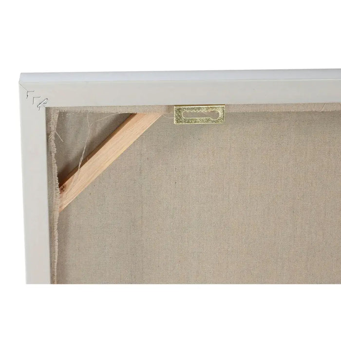 Canvas Home ESPRIT White Natural Boho 82 x 4,5 x 82 cm (2 Units) - Декорация и Осветление<<<Дом