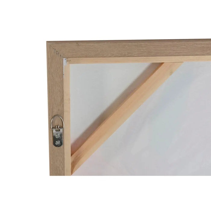 Canvas Home ESPRIT Yellow Blue Flowers Shabby Chic 100 x 4 x 100 cm (2 Units) - Декорация и Осветление<<<Дом