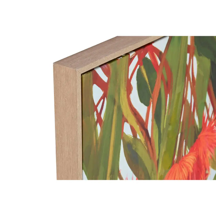 Canvas Home ESPRIT Yellow Blue Flowers Shabby Chic 100 x 4 x 100 cm (2 Units) - Декорация и Осветление<<<Дом