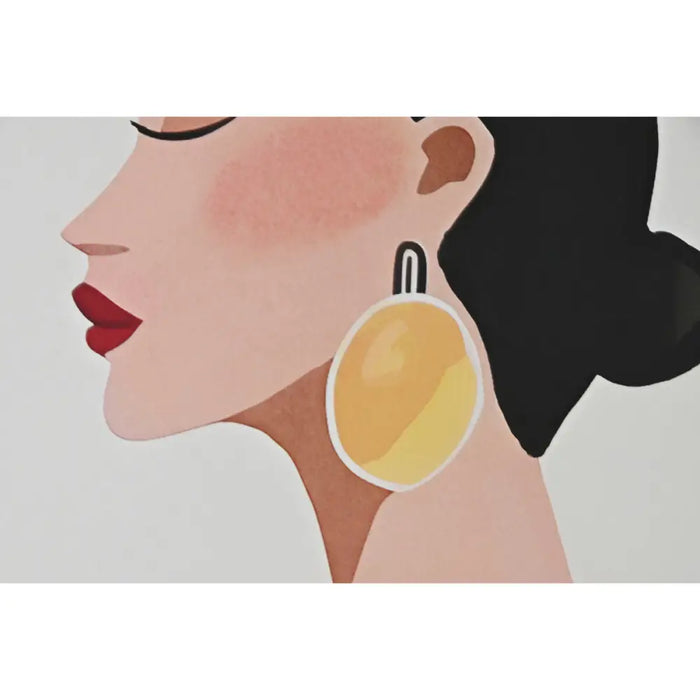 Canvas Home ESPRIT Yellow Green Mediterranean chica 82,5 x 3,5 x 122,5 cm (2 Units) - Декорация и Осветление<<<Дом