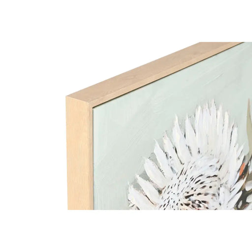 Canvas Home ESPRIT Yellow White Red Green Cottage 83 x 4,5 x 83 cm (2 Units) - Декорация и Осветление<<<Дом