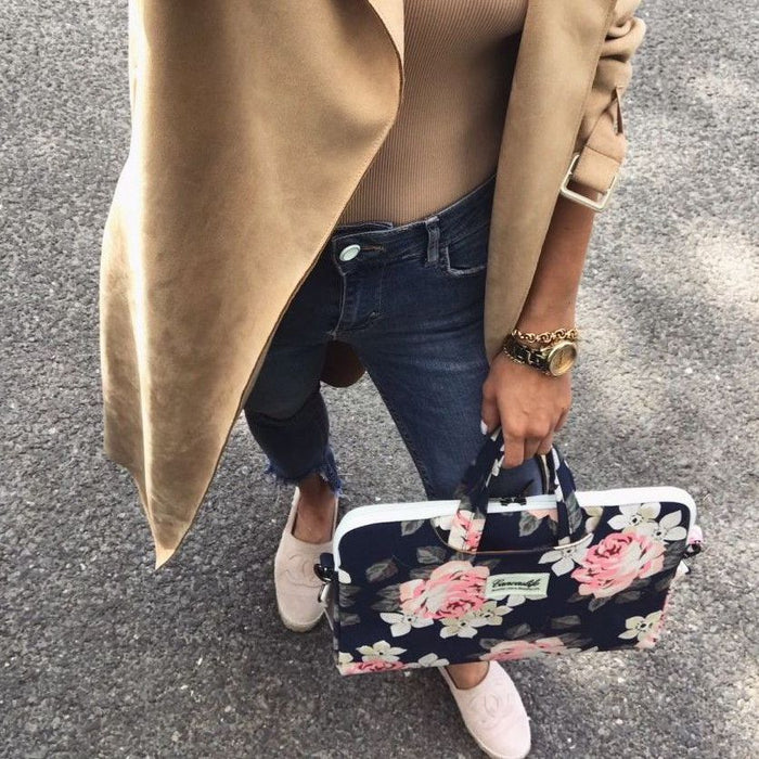 Canvaslife Briefcase Laptop Bag 15-16&#39;&#39; - Navy Blue/Pink