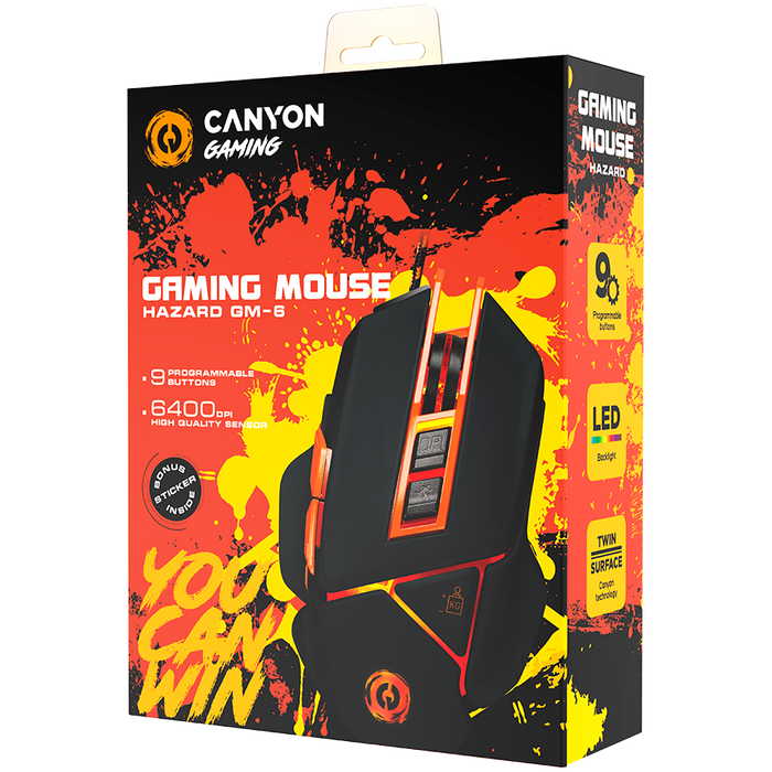 Canyon CND-SGM6N gaming mouse - Мишки<<<Периферия<<<Компютри и периферия<<<TechMart&&&Мишки<<<Периферии<<<Лаптопи