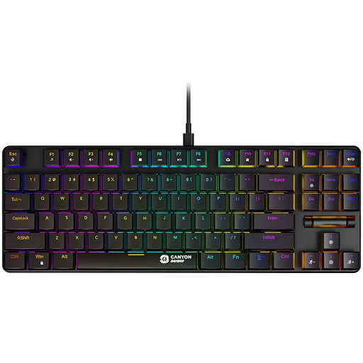 Canyon CND-SKB50-US Gaming Keyboard - Клавиатури<<<Периферия<<<Компютри и периферия<<<TechMart&&&Gaming Клавиатури<<<PC