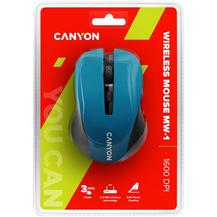 Canyon CNE-CMSW1BL mouse - Мишки<<<Периферия<<<Компютри и периферия<<<TechMart