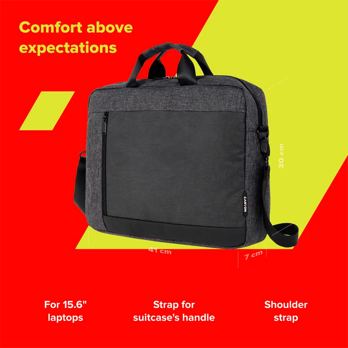 CANYON CNS-CB5G4 laptop bag - Чанти<<<Периферия<<<Компютри и периферия<<<TechMart&&&Чанти<<<Лаптопи компютри и