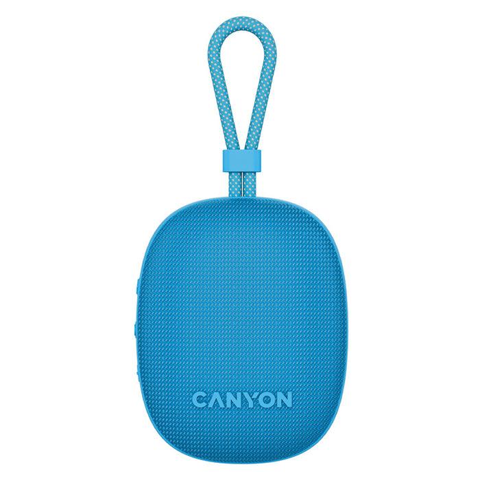 Bluetooth speaker CANYON CNE-CBTSP12BL 4 W, BLUETOOTH, BATTERY UP TO 12 HOURS, BLUE