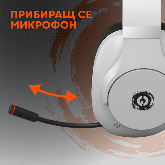 Headphones CANYON EGO CH-15 CND-SGHS15W WHITE Bluetooth 5.3