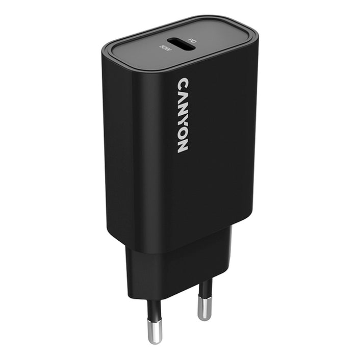 CHARGER 220V CANYON 30W BK CNE-CHA30CLB up to 30W USB-C