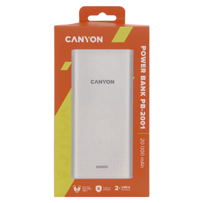 CANYON EXTERNAL BATTERY 20000 mAh CNE-CPB2001W