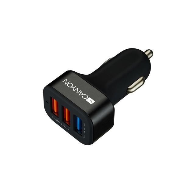 Charger Canyon CNE-CCA07B 3xUSB 12-24/5V/9-12V QC