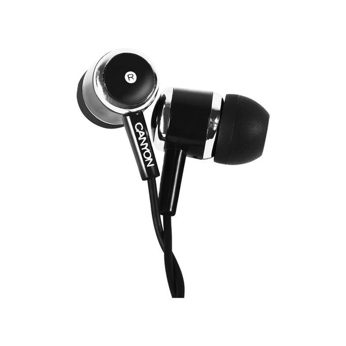 Headphones with microphone Canyon CNE-CEPM01B, IN-EAR (PLUGS)