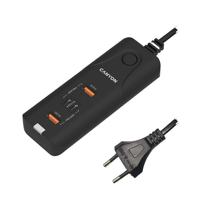 Charger Canyon CNE-CHA10B 100-240/5V 2xUSB-A+2xUSB-C 40W