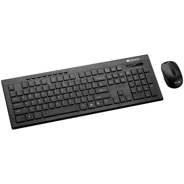 Keyboard and mouse Canyon CNS-HSETW4-BG