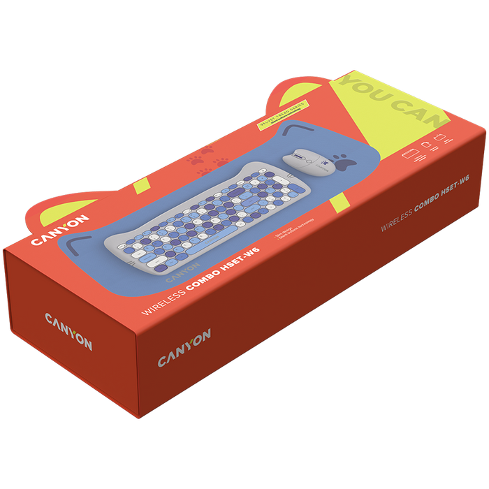 CANYON CNS-HSETW6BL Keyboard and Mouse