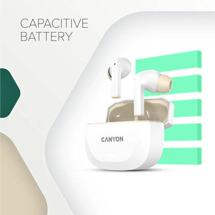 Headphones Canyon CNS-TWS7WB White