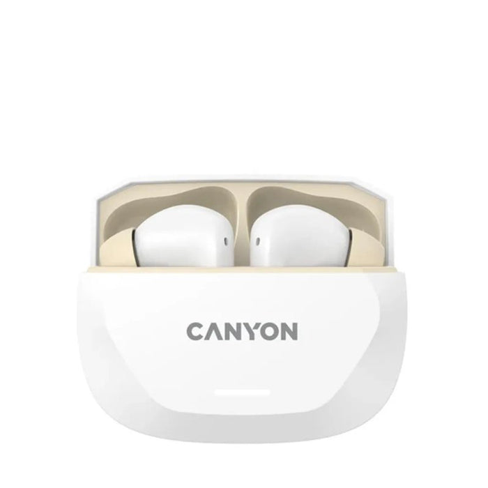 Headphones with microphone Canyon CNS-TWS7WB White