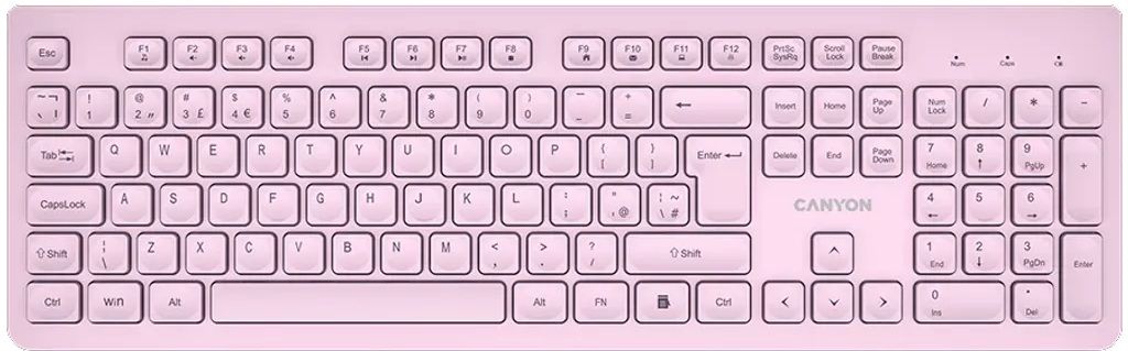 Keyboard CANYON CNS-HKBW01P PINK