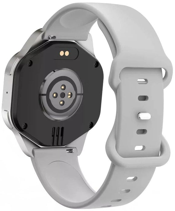 Smart watch CANYON Hexagon CNS-SW88SS SILVER 45 MM, HEART MONITOR, SPO2