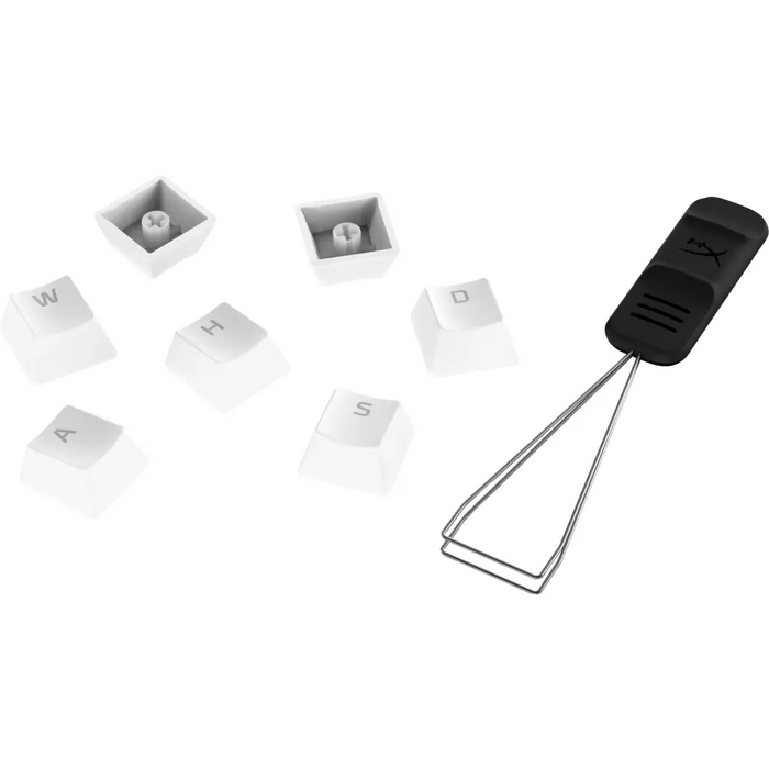 Caps for mechanical keyboard HyperX Full key Set Keycaps - PBT (White) - Геймърски аксесоари<<<Геймърска