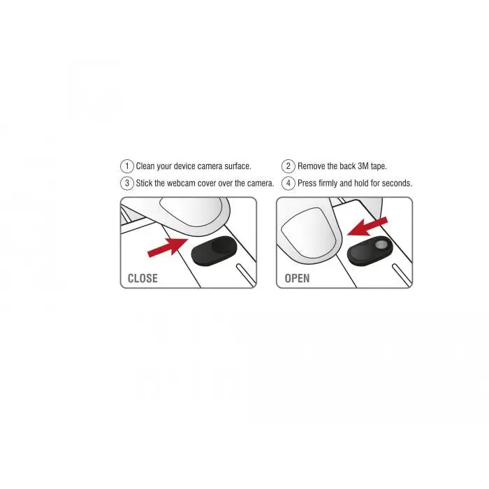 Caps for webcam Delock 20652 Set of 3 Black - Аксесоари за лаптопи/таблети<<<Лаптопи таблети и аксесоари<<<ValiAPI