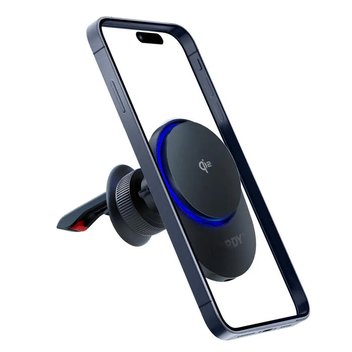 Car air vent holder 3mk Hardy AeroCharger 15W Qi2/MagSafe - black - *Kategoria tymczasowa<<<HurtelXML