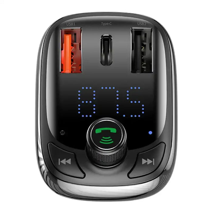 Car Bluetooth MP3 Player Baseus T Shaped S-13 Black OS - Car transmitters<<<Car accessories<<<InnproXML&&&Automotive