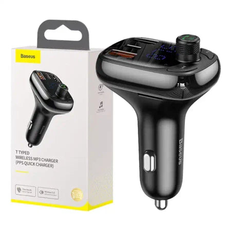 Car Bluetooth MP3 Player Baseus T Shaped S-13 Black OS - Car transmitters<<<Car accessories<<<InnproXML&&&Automotive