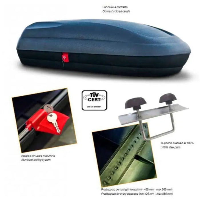 CAR BOX 320L ARTPLAST BA320 - Автобоксове и багажници<<<Външно оборудване<<<Авто и вело<<<Praktiker