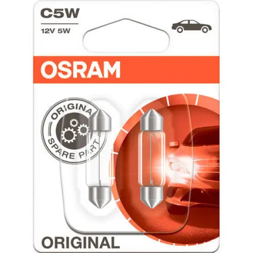 CAR BULB OSRAM ORIGINAL C5W - Авто крушки<<<Ел. принадлежности<<<Авто и вело<<<Praktiker&&&Халогенни<<<Спомагателно