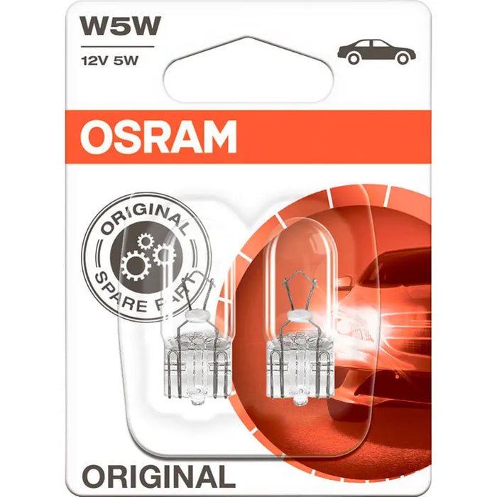 CAR BULB OSRAM ORIGINAL W5W - Авто крушки<<<Ел. принадлежности<<<Авто и вело<<<Praktiker&&&Халогенни<<<Спомагателно