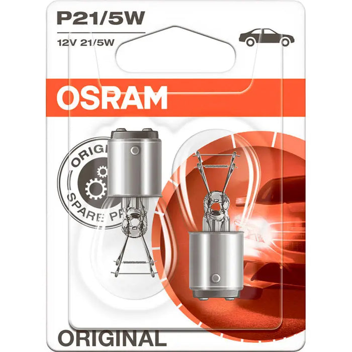 CAR BULB OSRAM STANDARD P21/5W - Авто крушки<<<Ел. принадлежности<<<Авто и вело<<<Praktiker&&&Халогенни<<<Спомагателно