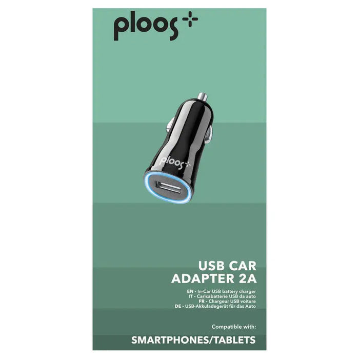CAR CHARGER 12V 2A USB PLOOS - Зарядни устройства<<<Батерии и фенери<<<Осветление<<<Praktiker