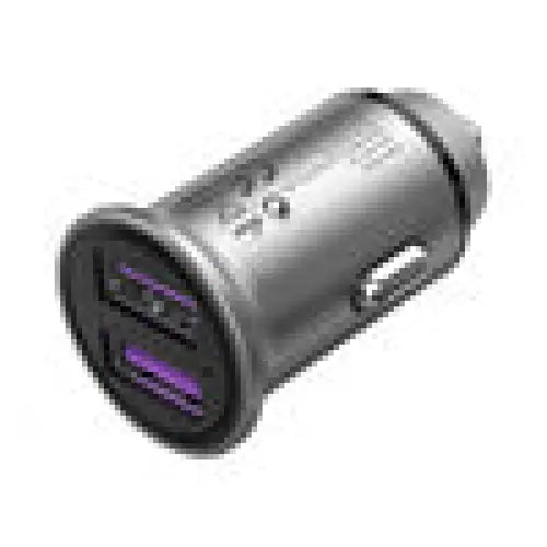 Car Charger 2x USB Vention FFEH0 30W Gray - Car chargers<<<Chargers<<<GSM Accessories<<<InnproXML&&&Електроника GPS и