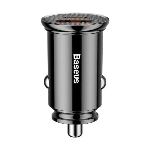 Car Charger Baseus Circular PD QC4.0+ 5A 30W (czarna) - Car charger<<<Accessories<<<Основна<<<DunaXML&&&Car