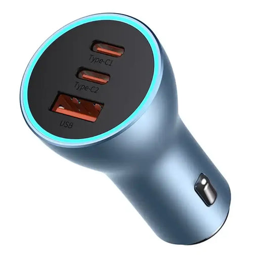 Car charger Baseus Golden Contactor Pro 2x USB-C 1x USB 65W (blue) - Car chargers<<<Chargers<<<GSM