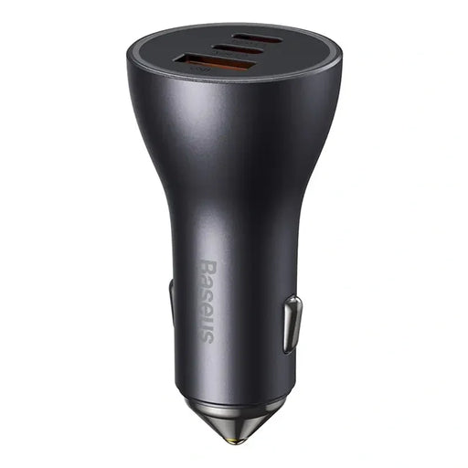 Car charger Baseus Golden Contactor Pro 2x USB-C 1x USB 65W (grey) - Car chargers<<<Chargers<<<GSM