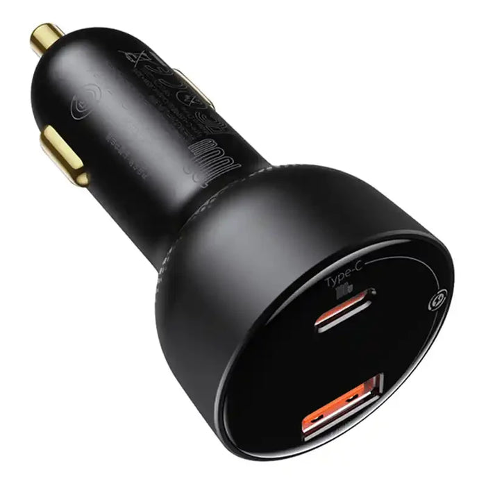 Car charger Baseus Superme USB USB-C 100W + USB-C cable (black) - Car chargers<<<Chargers<<<GSM