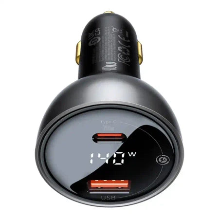Car charger Baseus Superme USB USB-C 140W (black) - Car chargers<<<Chargers<<<GSM Accessories<<<InnproXML&&&Cell phone