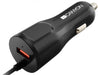 Car charger CANYON CNE-CCA033B-US black - Аксесоари за смартфон<<<Аксесоари<<<TechMart&&&Аксесоари за